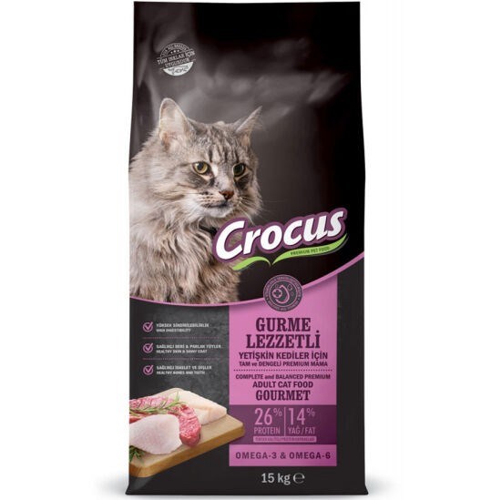 Crocus Gurme Yetişkin Kedi Maması 15 kg