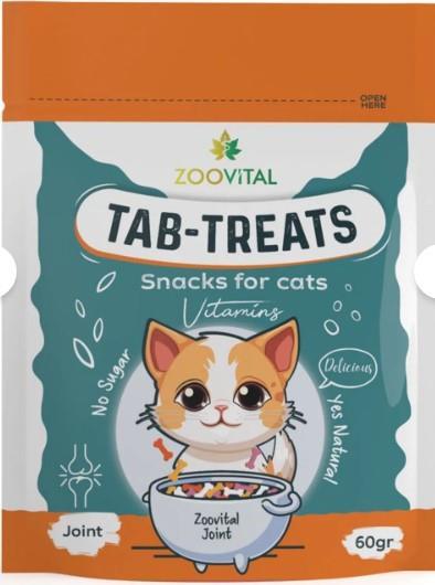 Zoovital Joint Eklem ve Kas Gelişimi Destekleyici Kedi Ödül Tablet 60 gr