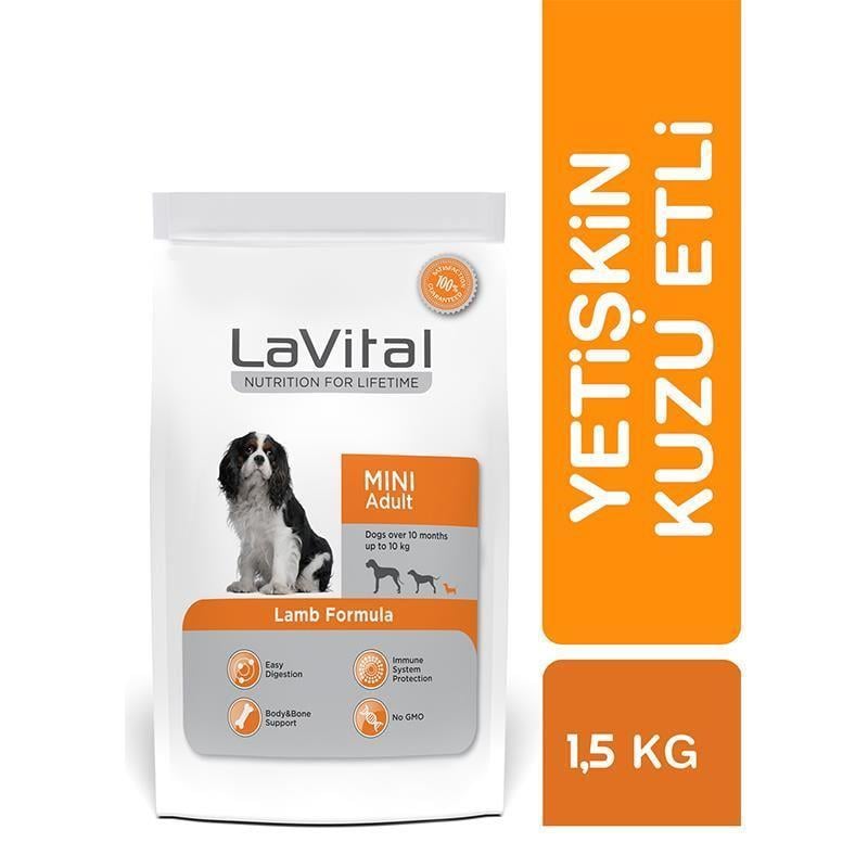 LaVital Kuzulu Küçük Irk Yetişkin Köpek Maması 1,5kg