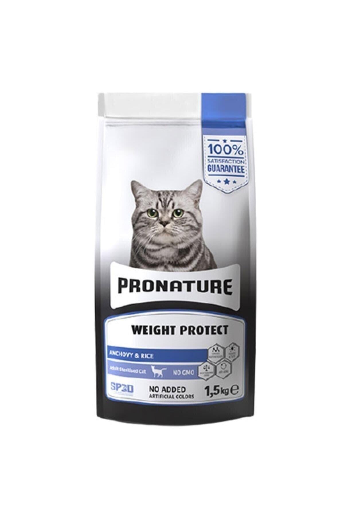 Pronature Kilo Kontrolü için Hamsili ve Pirinçli Kısırlaştırılmış Kedi Maması 1,5kg