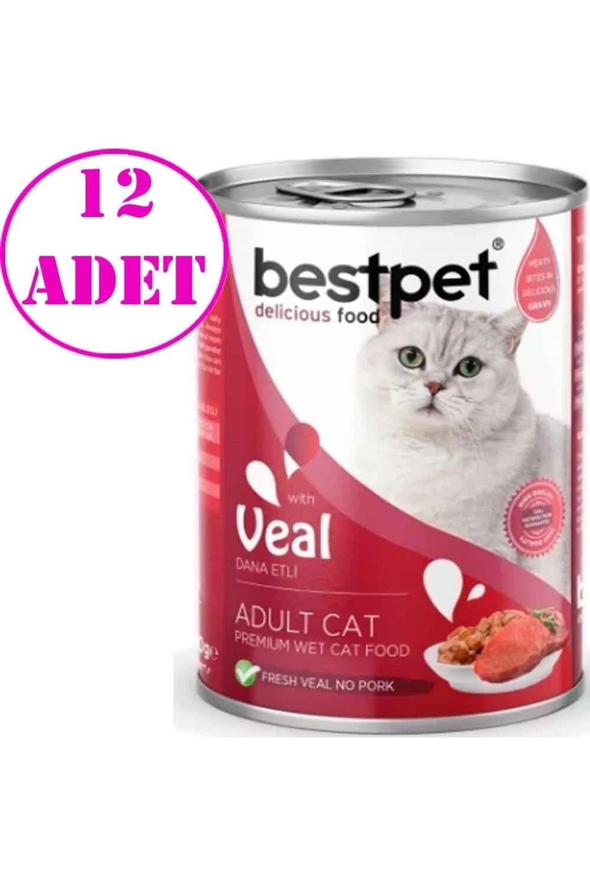 Best Pet Dana Etli Yetişkin Kedi Konservesi 400 gr 12 Ad