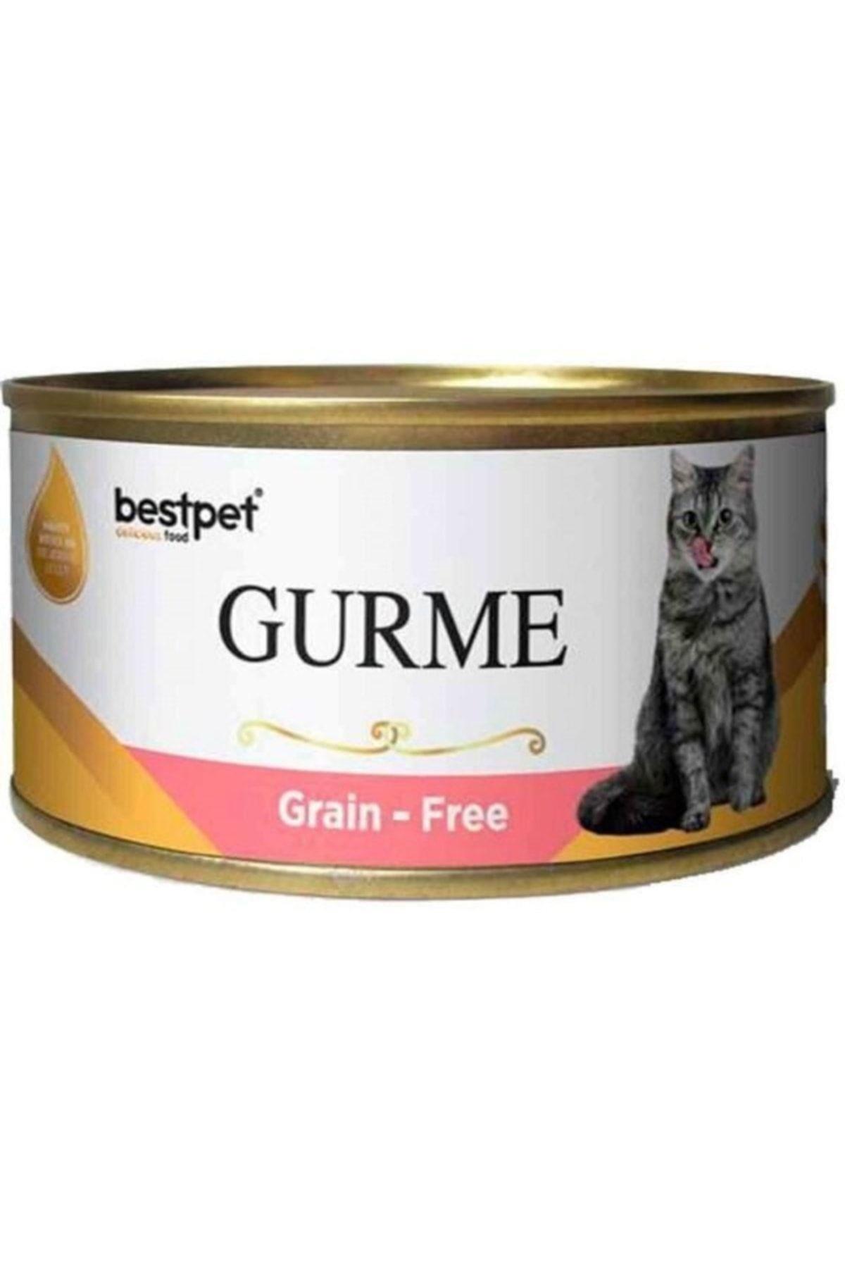 BestPet Gurme Jöle İçinde Somonlu Tahılsız Kısırlaştırılmış Kedi Konservesi 85gr