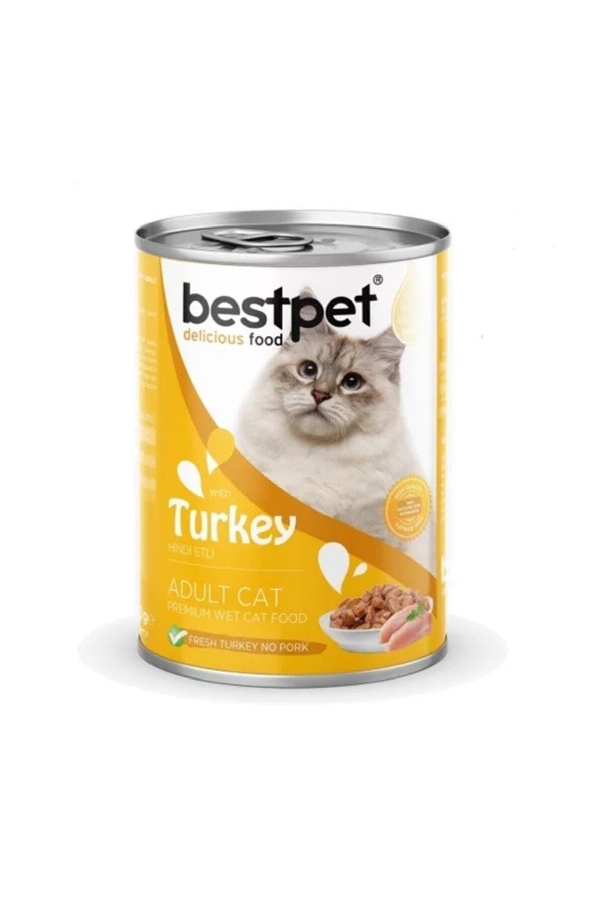 Bestpet Hindili Yetişkin Kedi Konservesi 400 gr