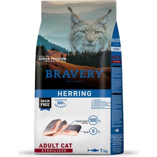 Bravery Ringa Balıklı Tahılsız Kısırlaştırılmış Kedi Maması 7kgvery Tahılsız Kısırlaştırılmış Ringa Balıklı Yetişkin Kedi Maması 7 kg