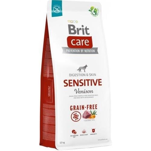 Brit Care Sensitive Digestion & Skin Mono Protein Geyikli Tahılsız Yetişkin Köpek Maması 12kg