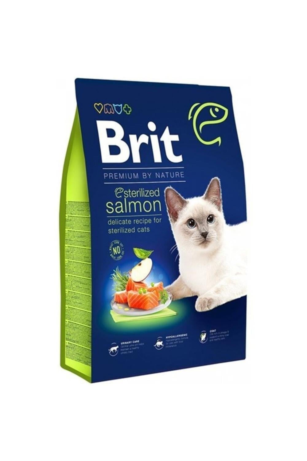 Brit Care Somonlu Kısırlaştırılmış Kedi Maması 8 Kg