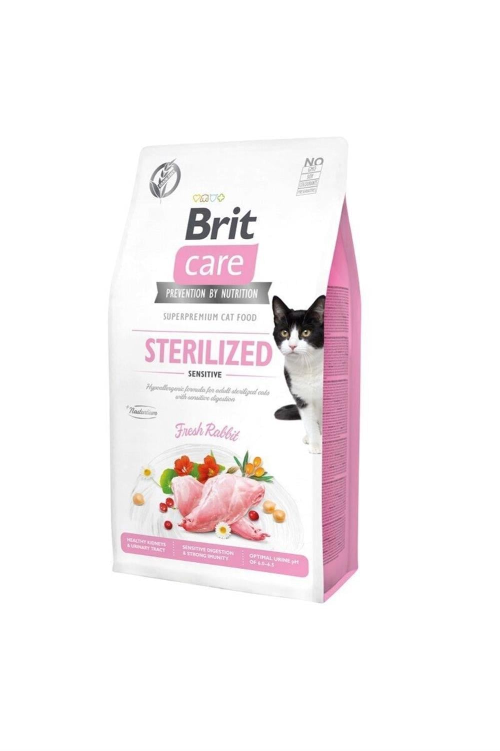Brit Care Sterilised Sensitive Tavşanlı Yetişkin Kedi Maması 7 Kg