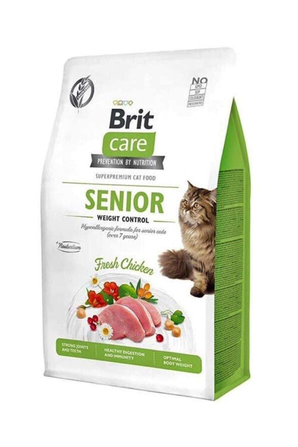 Brit Care Tavuklu Tahılsız Yaşlı Kedi Maması 2 kg