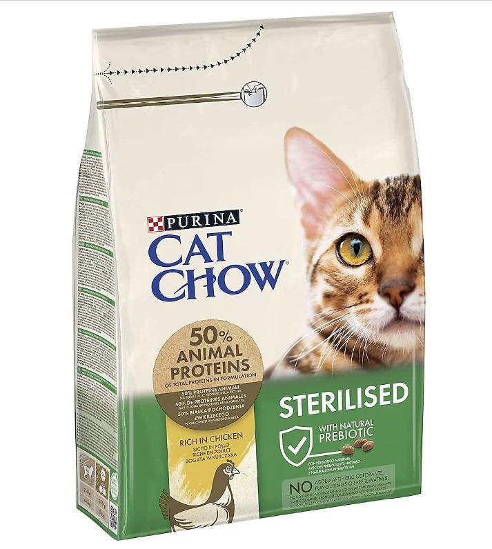 Cat Chow Tavuklu Kısırlaştırılmış Kedi Maması 3kg