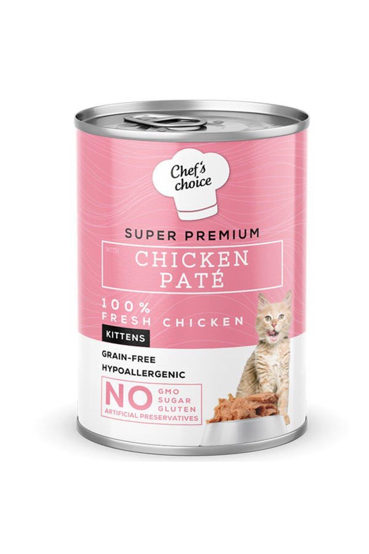 Chef's Choice Tavuklu Tahılsız Ezme Yavru Kedi Konservesi 400gr