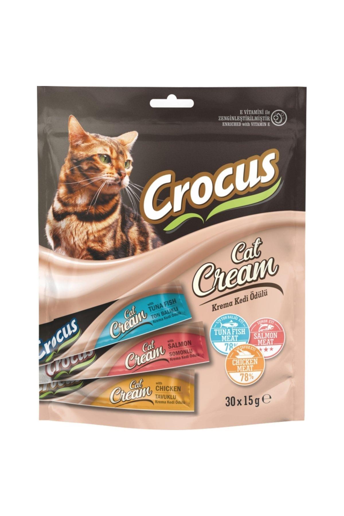 Crocus Karışık Çoklu Krema Kedi Ödülü 30*15 Gr