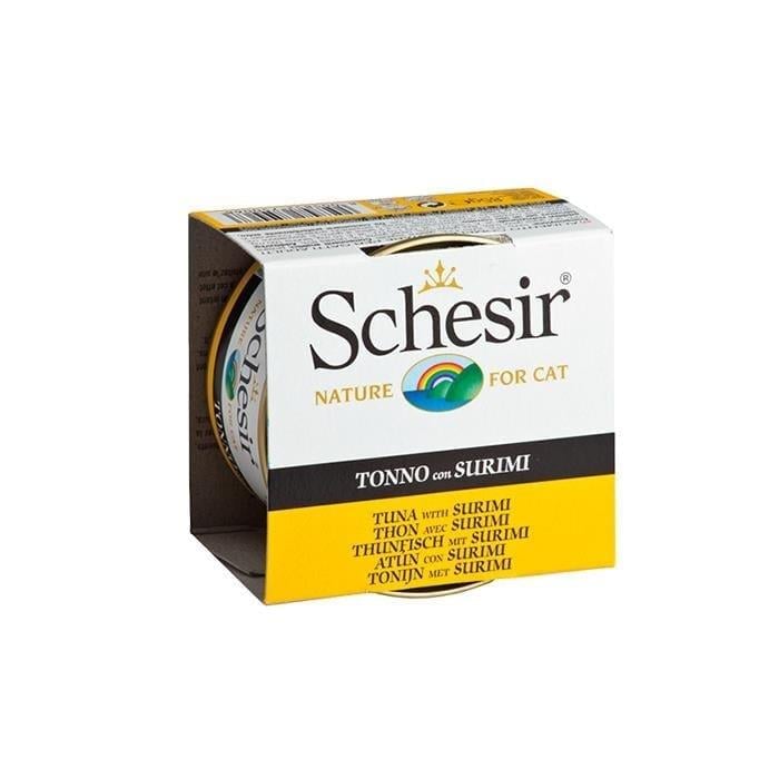 Schesir Jelly Ton Balıklı Ve Yengeç Etli Yetişkin Kedi konservesi 85gr