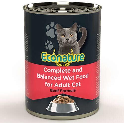 Econature Beef Kedi Konserve 400 gr