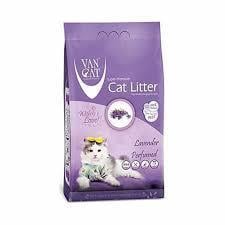 Vancat Lavanta Kokulu İnce Taneli Kedi Kumu 10 kg