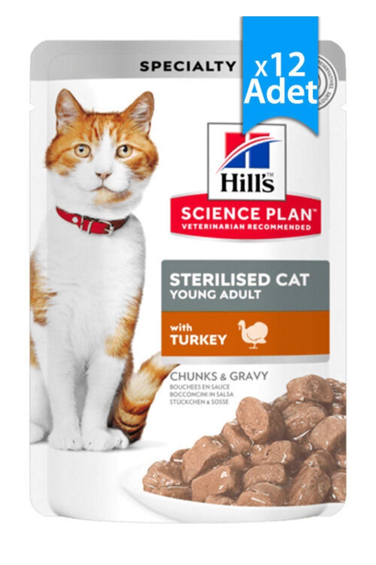 Hill's SCIENCE PLAN Hindili Kısırlaştırılmış Kedi Konservesi 85gr x 12 Adet