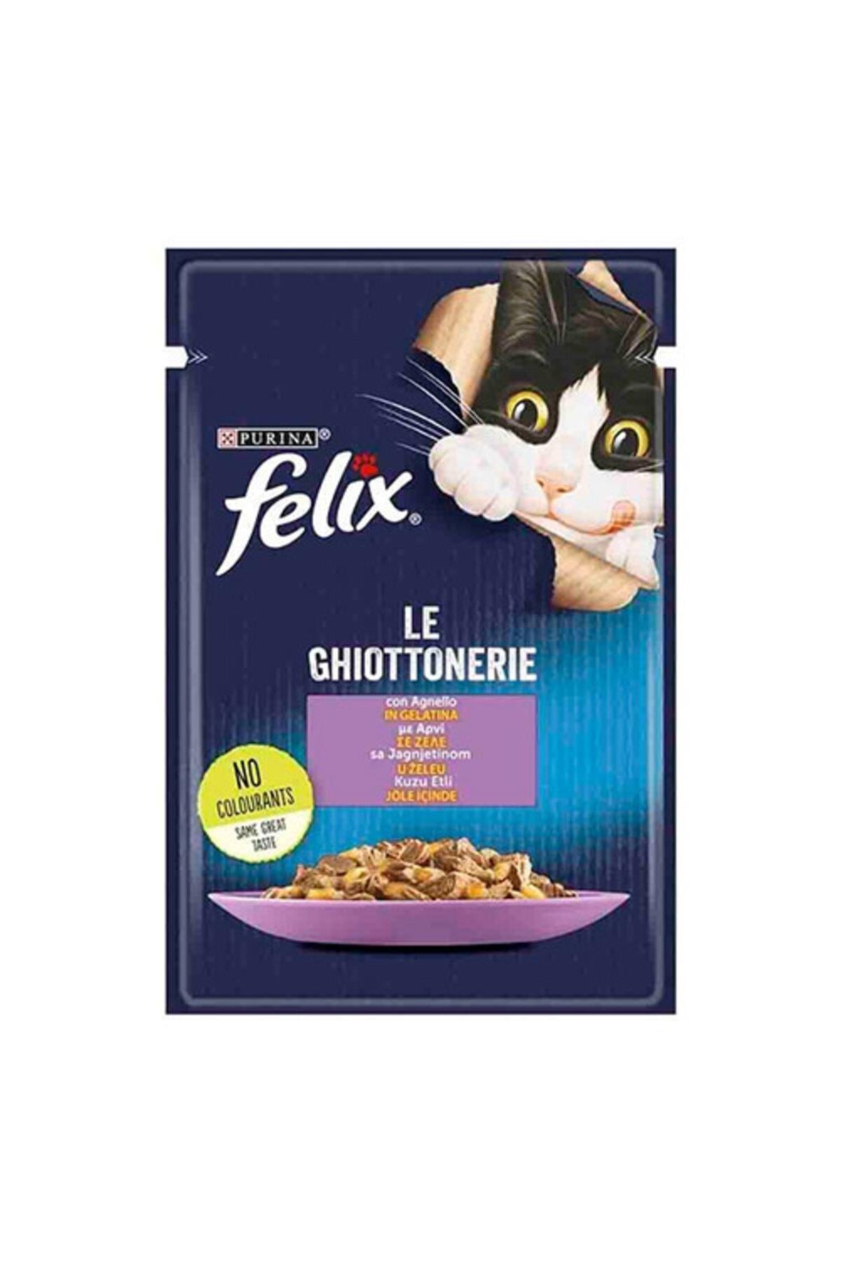 Felix Kuzu Etli Kedi Yaş Mama 85 gr 26 Lı