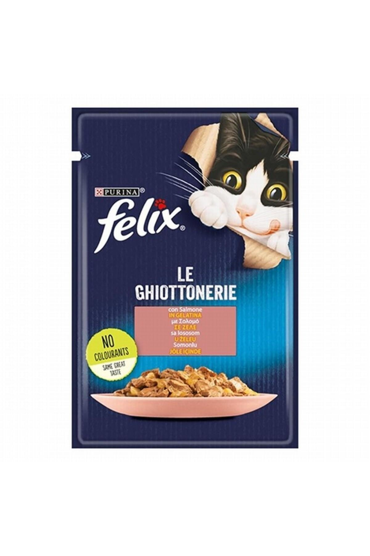 Felix Somon Balıklı Yetişkin Kedi Konservesi Pouch 26X85 gr