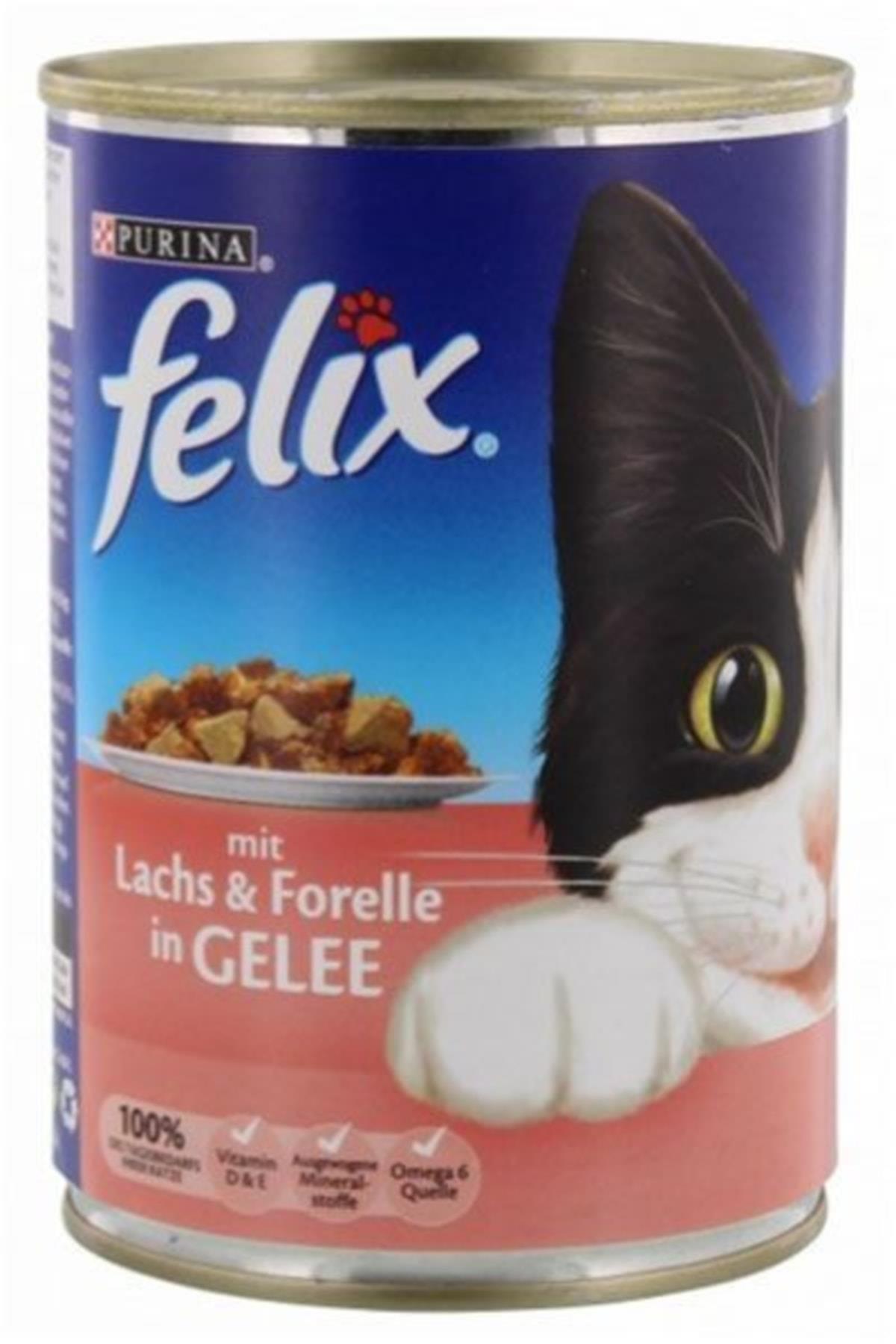 Felix Somon Ve Alabalık Kedi Yaş Mama Konserve 400 gr