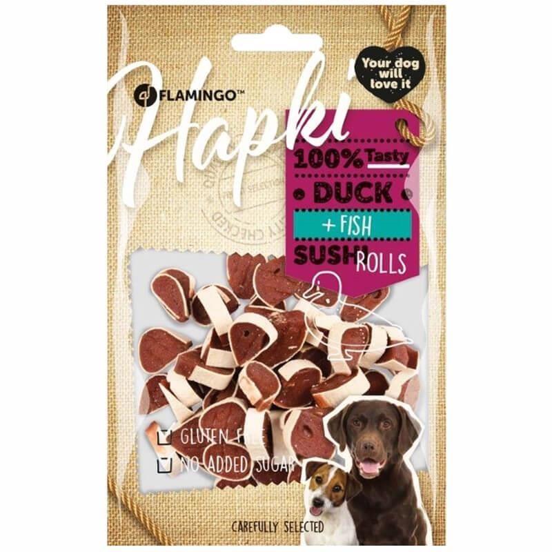 Flamingo Hapki Sushi Ördekli ve Balıklı Köpek Ödül Maması 85gr