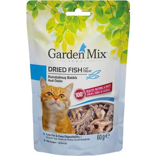 Garden Mix Kurutulmuş Balıklı Kedi Ödül Maması 60 gr