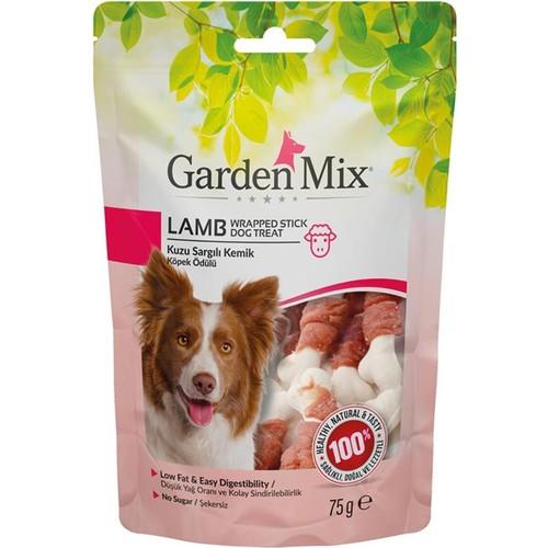 Garden Mix Kuzu Eti Sargılı Kemik Köpek Ödül Maması 75gr