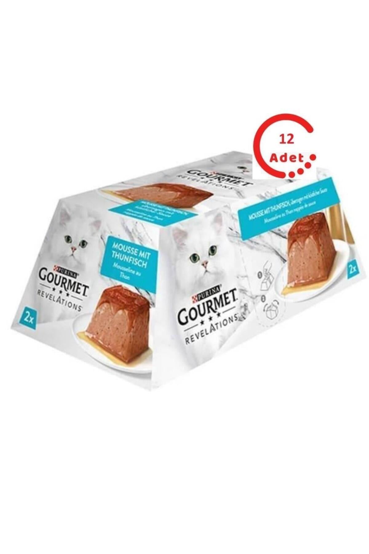 Gourmet Revelations Ton Balıklı Kedi Maması 2x57 gr x 12 Adet