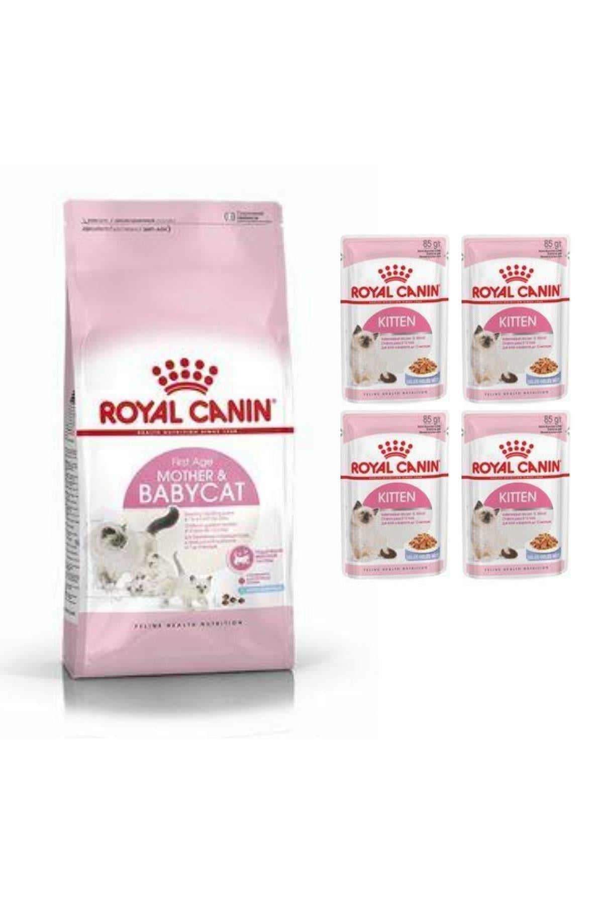 Mother & Babycat (anne & Yavru Kedi Maması) 2 Kg. + 4 Adet (kitten) Yaş Mama