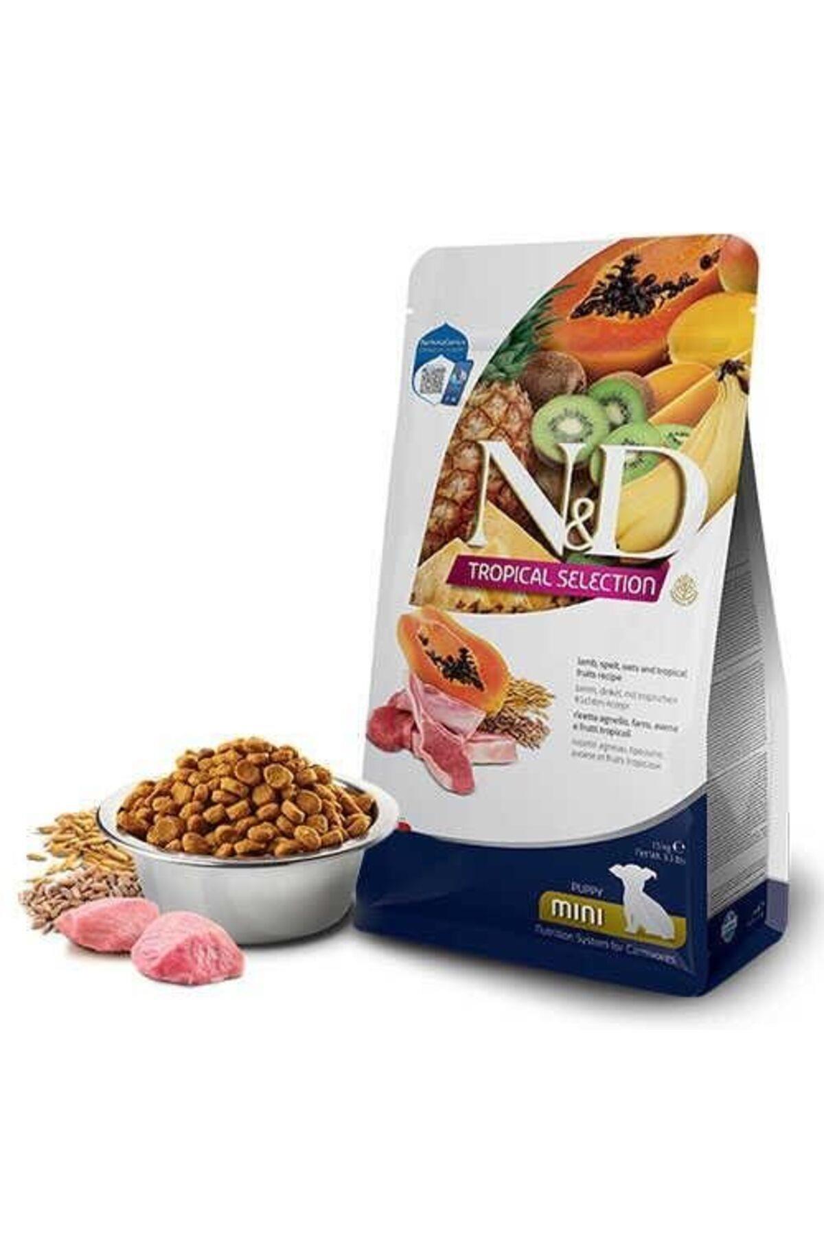 N&D Tropical Selection Kuzu Etli ve Tropikal Meyveli Mini Irk Yavru Köpek Maması 5kg