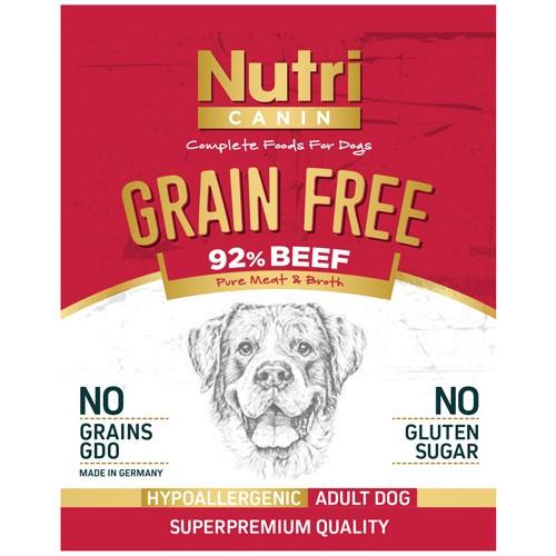 Nutri Canin %92  Biftekli Tahılsız Köpek Maması 400 gr