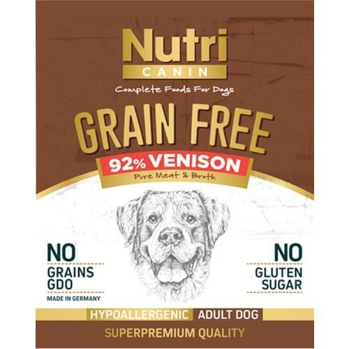 Nutri Canin Geyik Etli %92 Tahılsız 400GR Adult Nutri Canin Yaş Köpek Ma