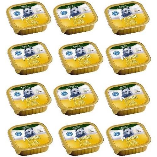 Plaisir Pate Ezme 12 Adet Hindili Köpek Konserve Maması 150 gr