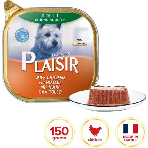 Plaisir Tavuk Etli Pate Plaisir 150GR Yaş Köpek Maması 12ADET