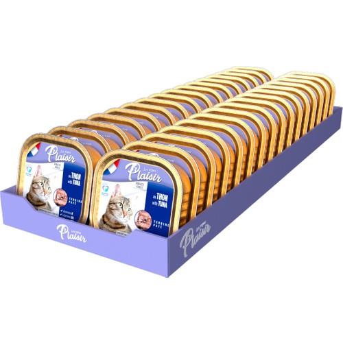 Plaisir Tuna Pate Ton Balıklı Yetişkin Yaş Kedi Maması 100Gr