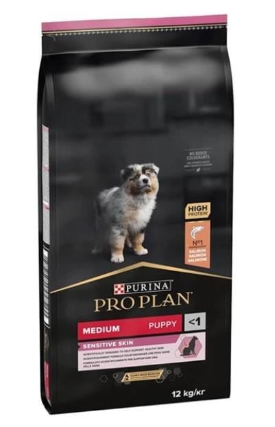 Pro Plan Puppy Somonlu Orta Irk Hassas Derili Yavru Köpek Maması 12kg