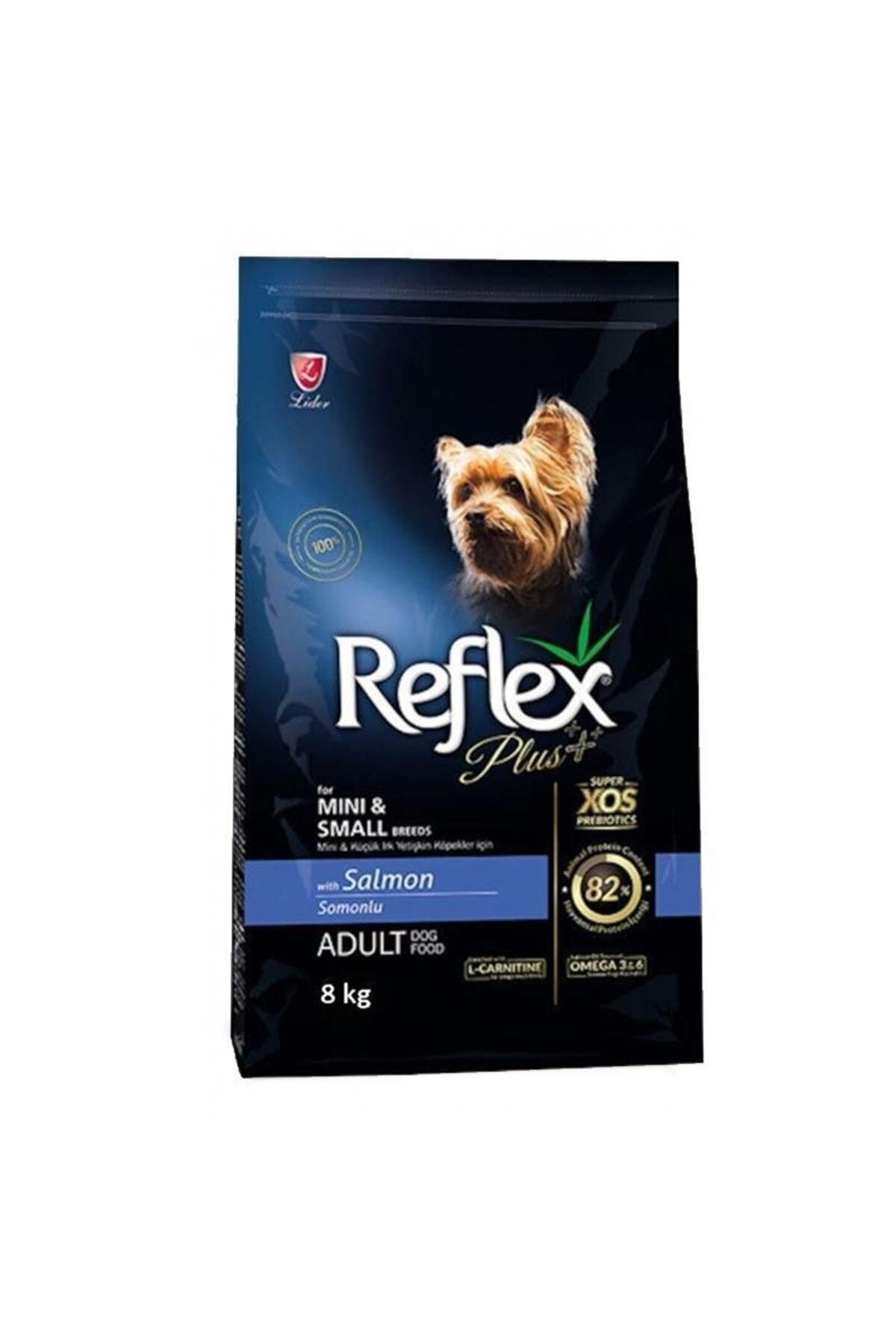 Reflex Plus Mini ve Küçük Irk Somonlu Yetişkin Köpek Maması 8kg