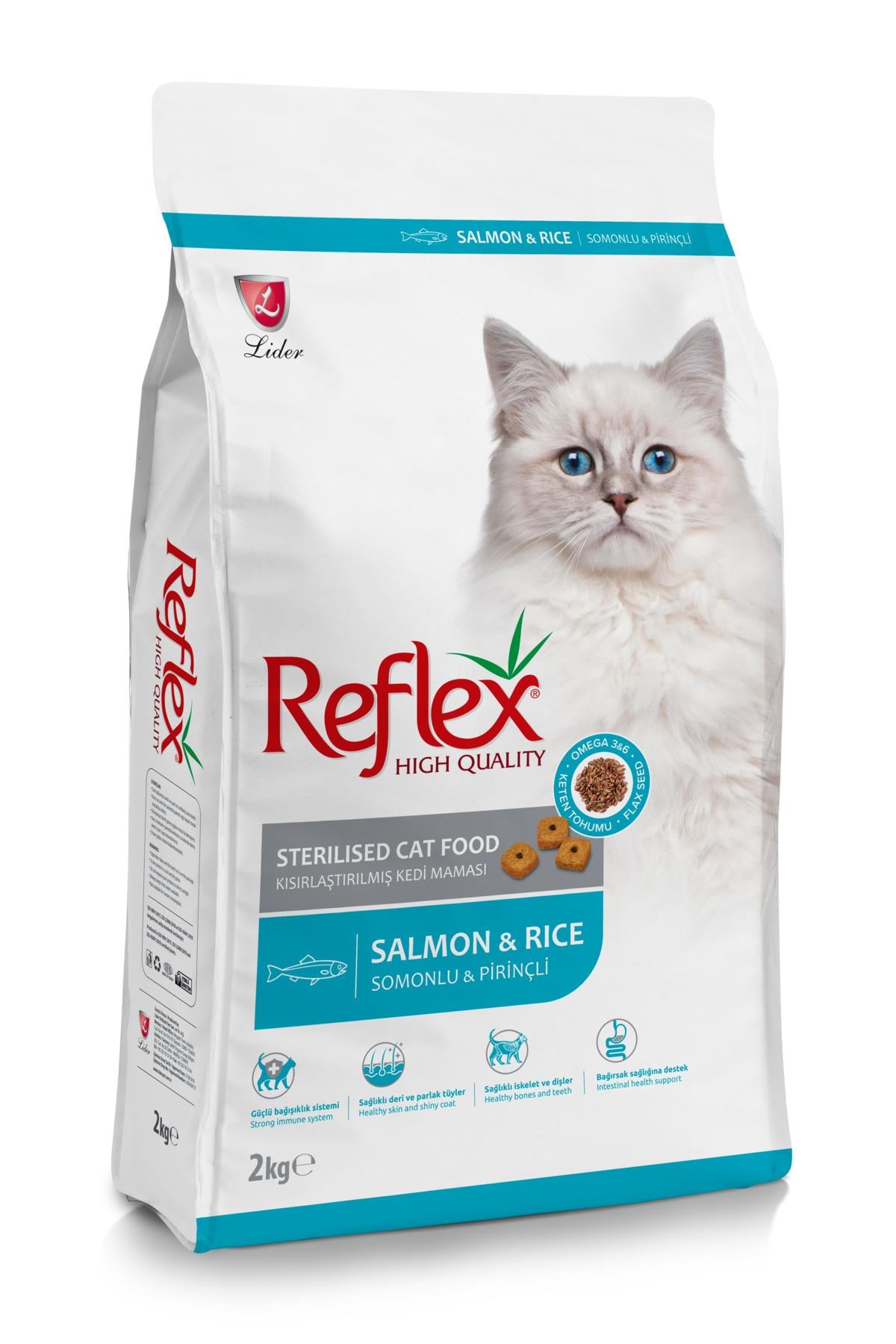 Reflex Somonlu ve Pirinçli Kısırlaştırılmış Kedi Maması 2kg