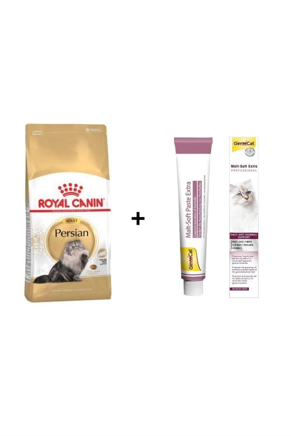 Royal Canin Persian Yetişkin Kedi Maması 2 Kg + Gimcat Malt 100 Gr