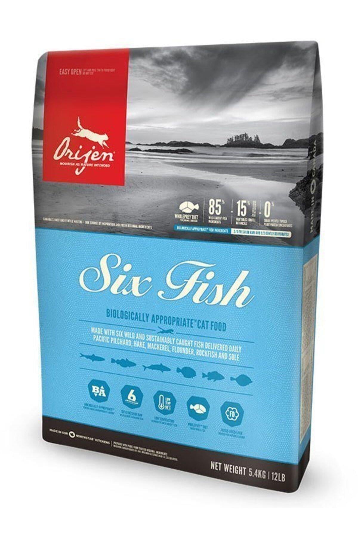 Six Fish Cat Balıklı Tahılsız Kedi Maması Tüm Irk Ve Yaşam Evreleri 1,8 Kg