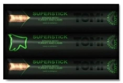 Tomi Hindi ve Kuzulu Stick Köpek Ödül Maması 10gr (3'lü)