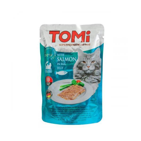 Tomi Pate Somon ve Yumurtalı Yetişkin Kedi Konservesi 100gr