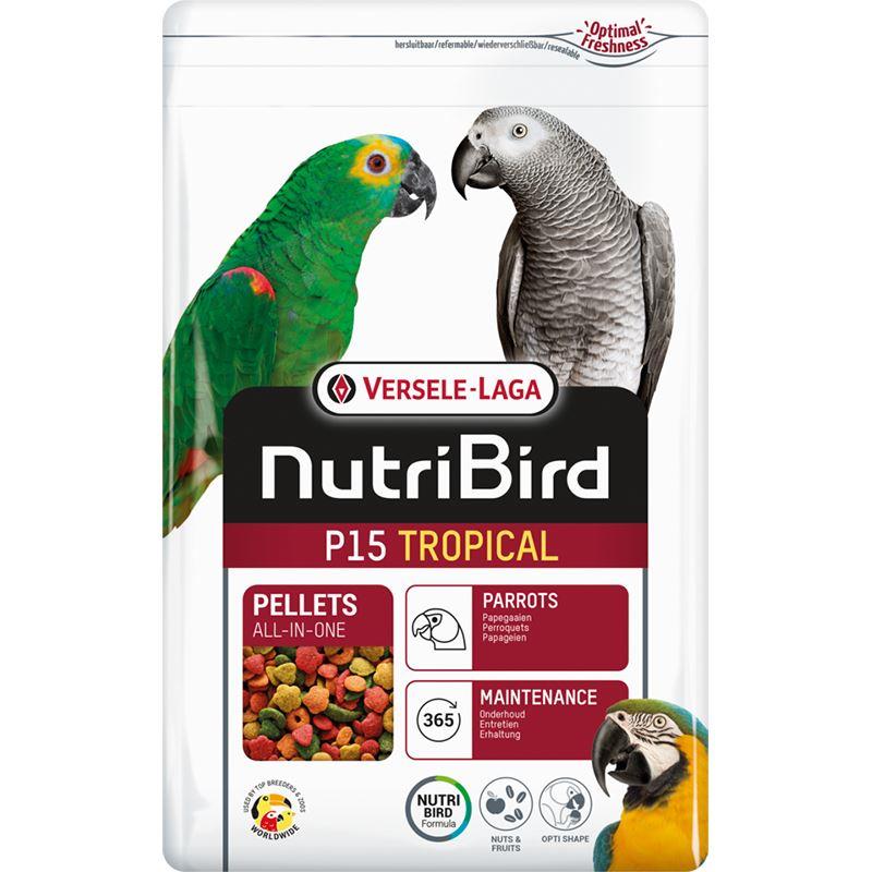 Versela Laga NutriBird P15 Tropical Pelet Paraket Yemi 1 kg