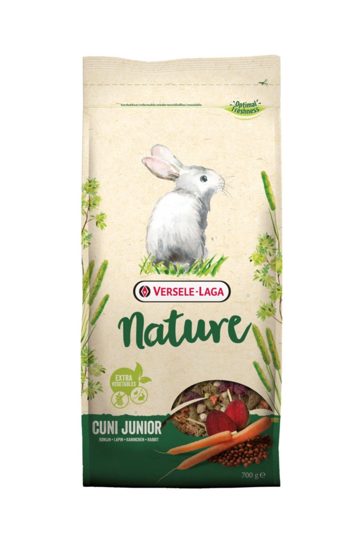 VERSELE-LAGA Nature Sebzeli Tahılsız Yavru Tavşan Yemi 700gr