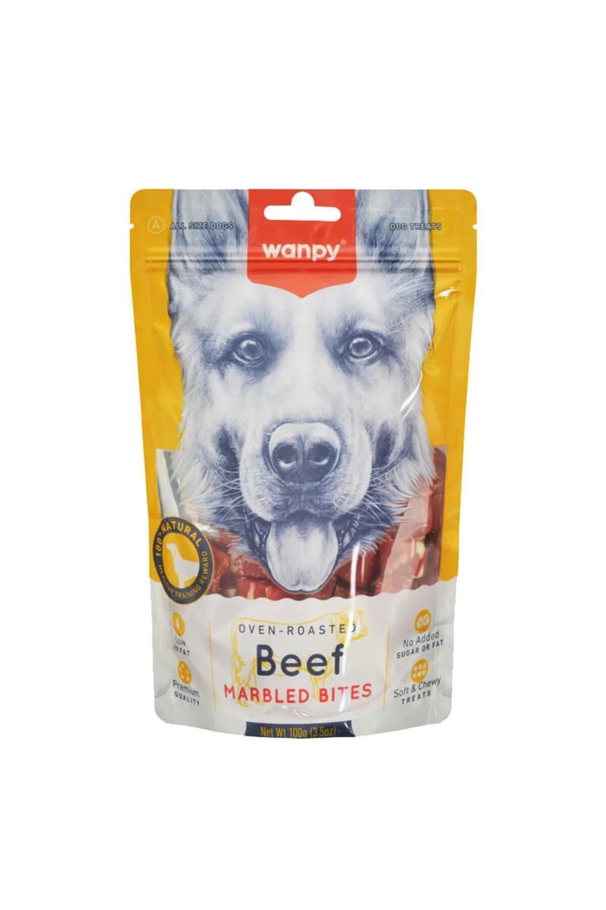 Wanpy Marbled Biftek Et Parçalı Köpek Ödül Maması 100gr