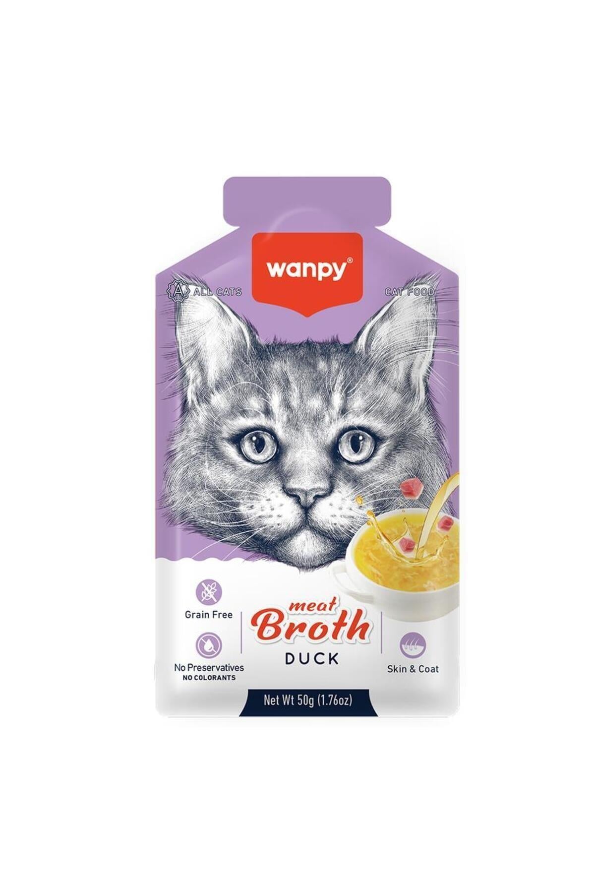 Wanpy Ördek Etli Tahılsız Kedi Çorbası 50gr