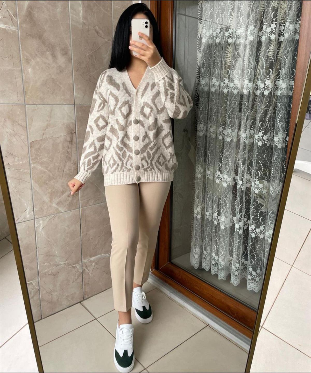 ETNİK DESEN HIRKA