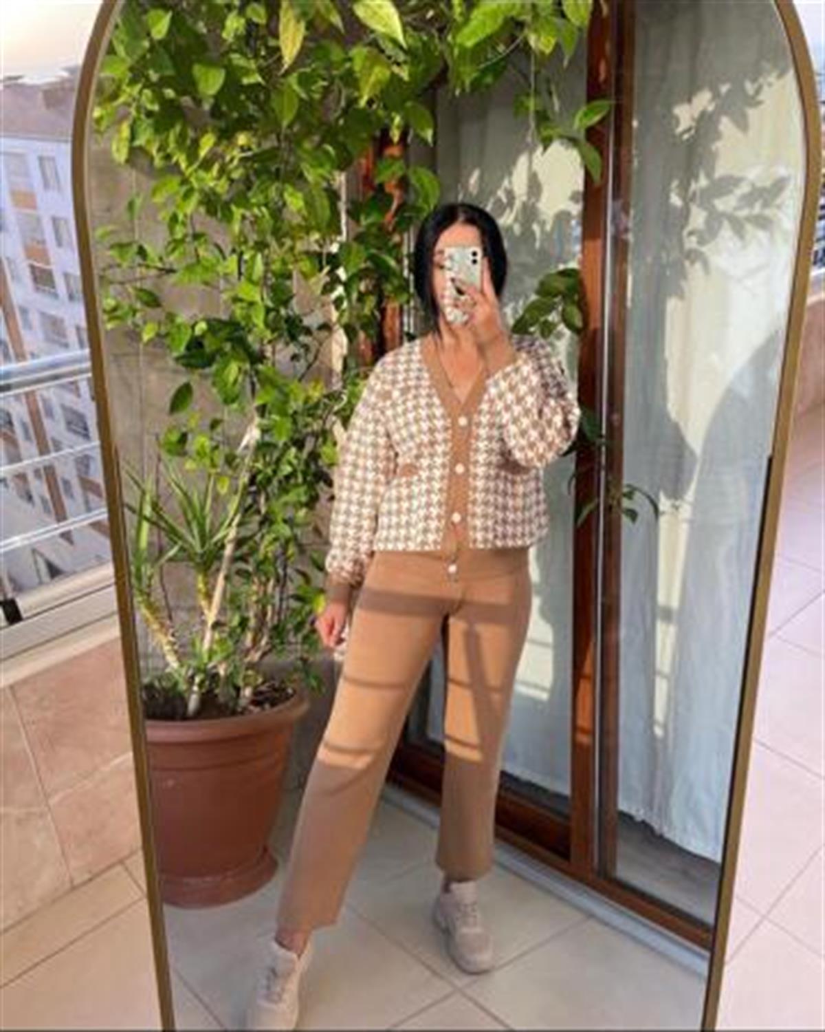 KAZ AYAĞI  DESENLİ İKİLİ TRİKO TAKIM
