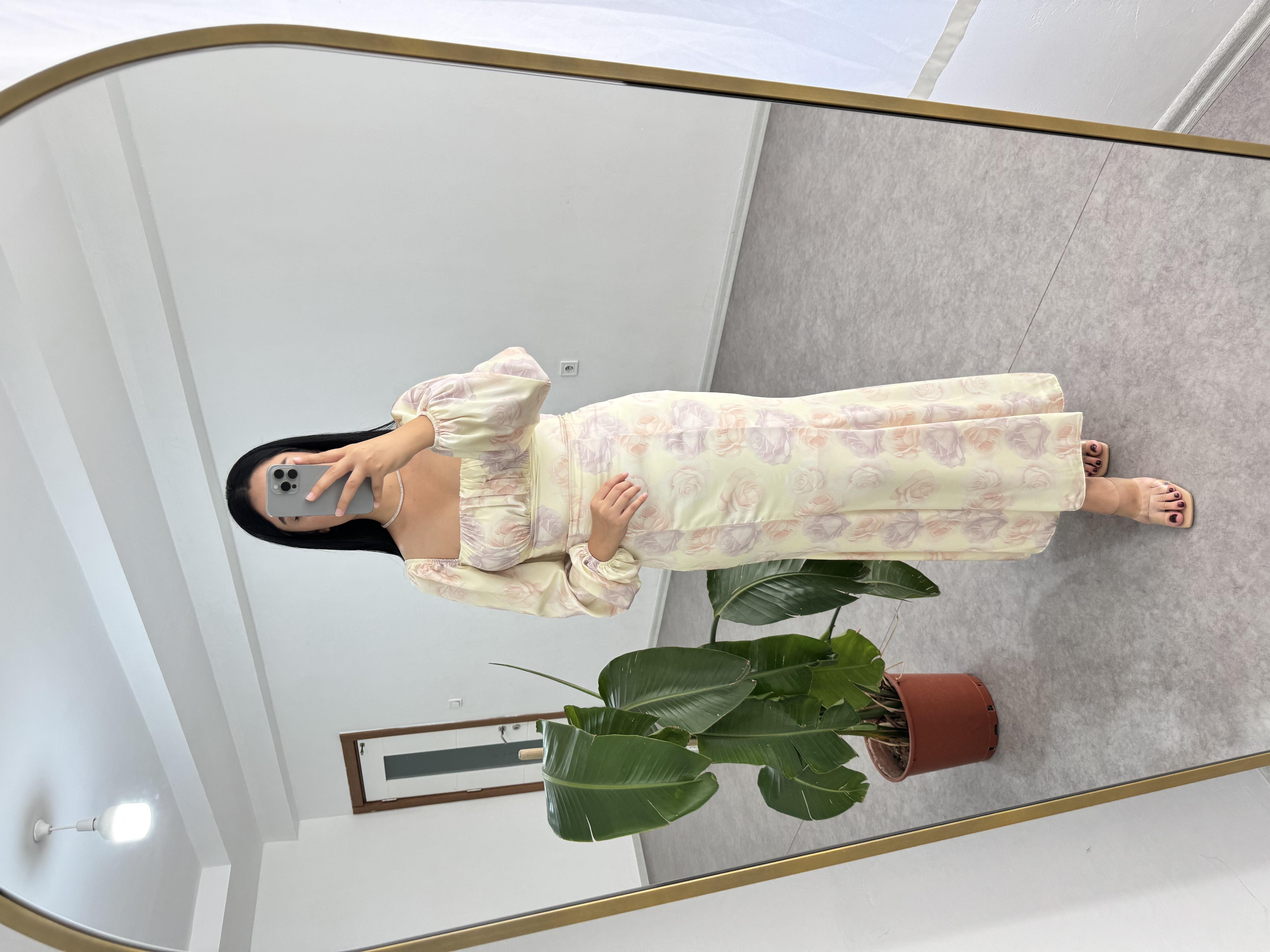 Pinterest Saten Sarı Elbise 