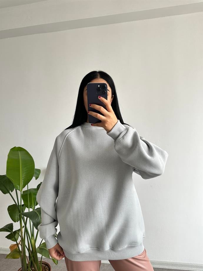 Polarlı sweatshirt 