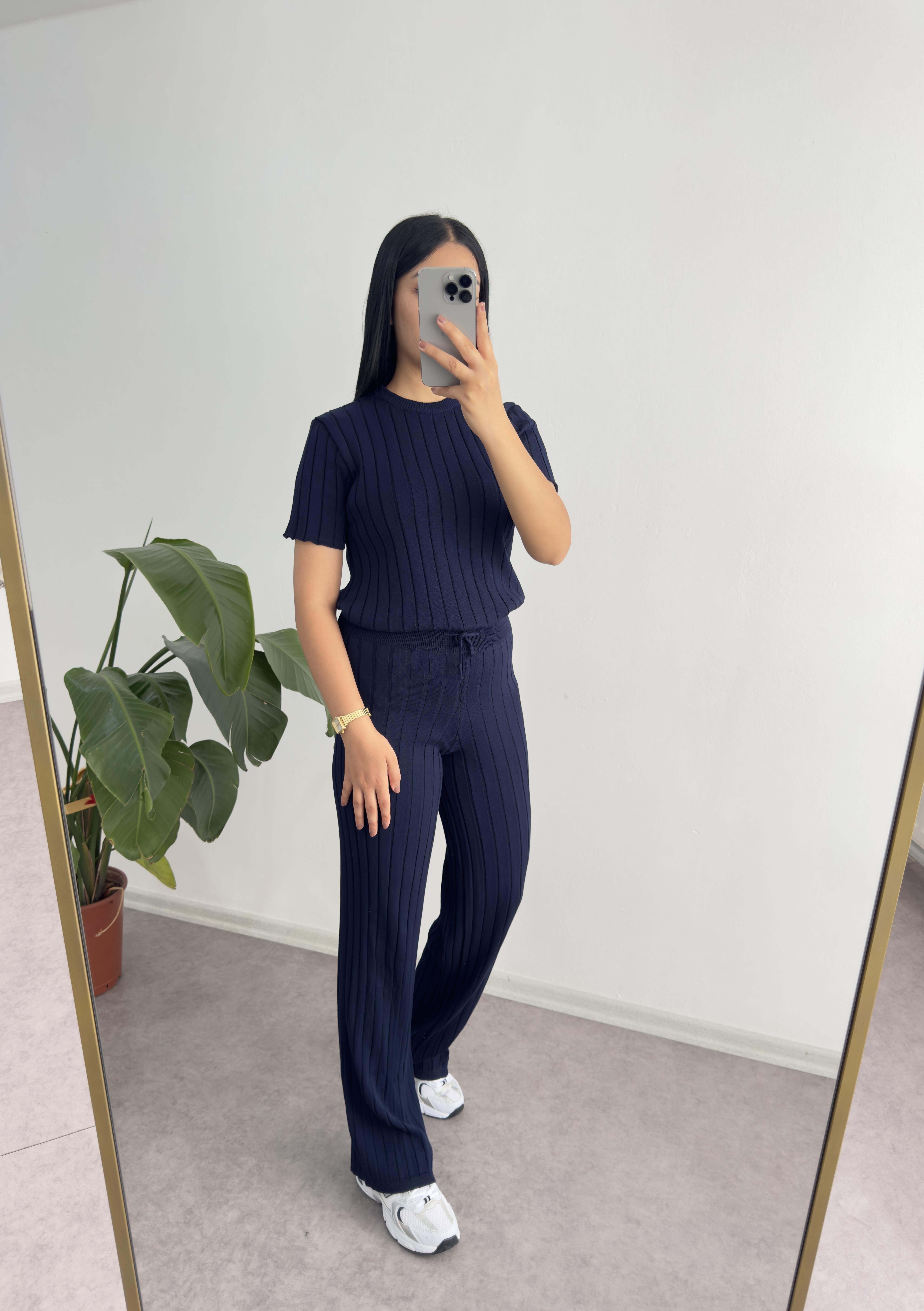 Triko Lacivert Takım