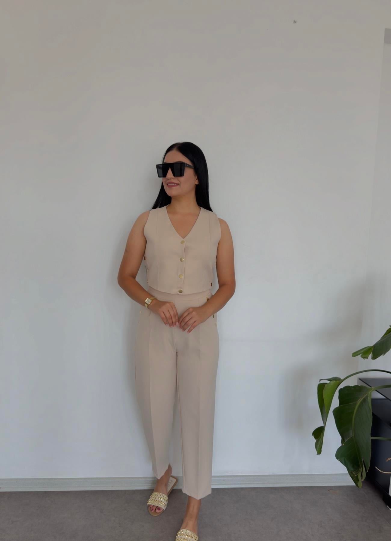 Aliz Lüx Bej Takım